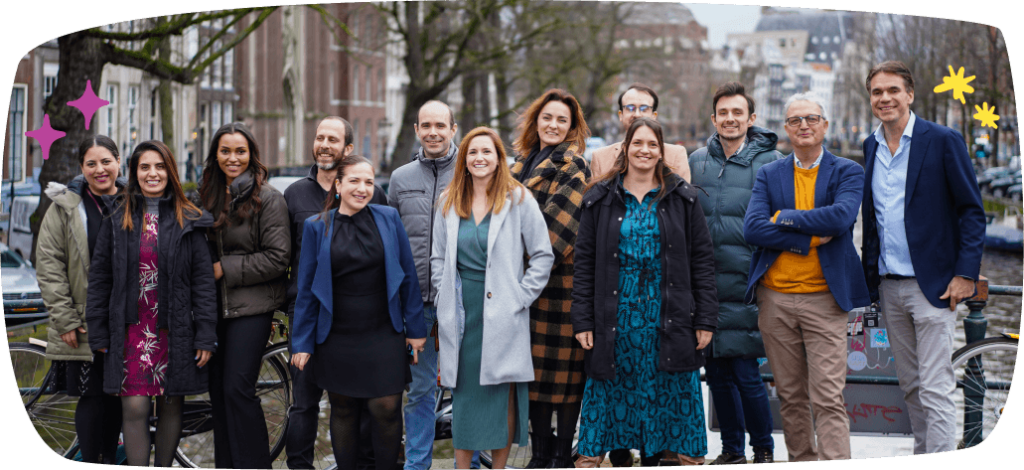 Foto del equipo de Sitly en Amsterdam