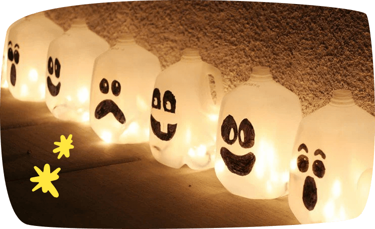 linternas para una-fiesta-de-Halloween-