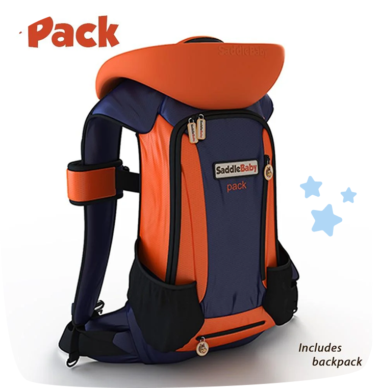 Mochila SaddleBaby para llevar niños a hombros de forma segura