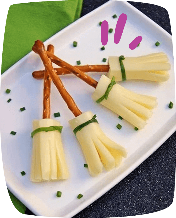 Recetas-de-Halloween-fáciles-para-niños-escoba-de-la-bruja