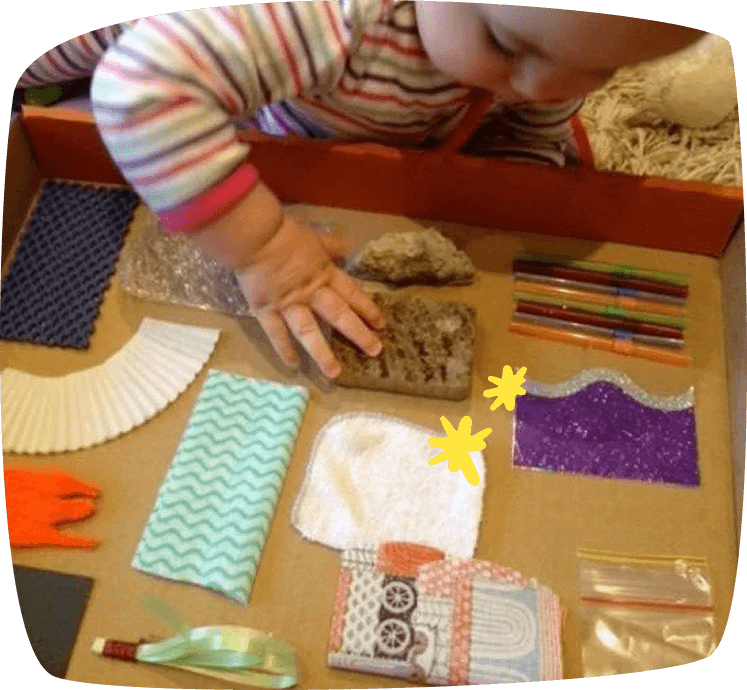 Materiales de manualidades montessori para niños