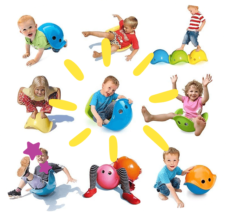 Niños jugando con bilibò