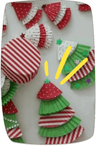 cupcakes-liners-christmas-tree