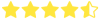 Icono de 4 estrellas y media